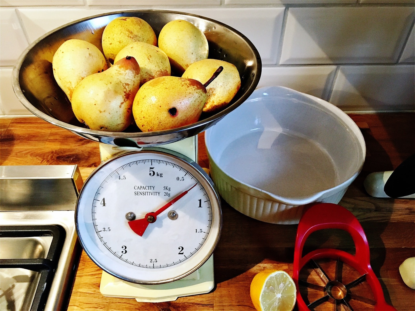 Rezept Birnen Crumble à la Helene: Fruchtig, schokoladig, herrlich!